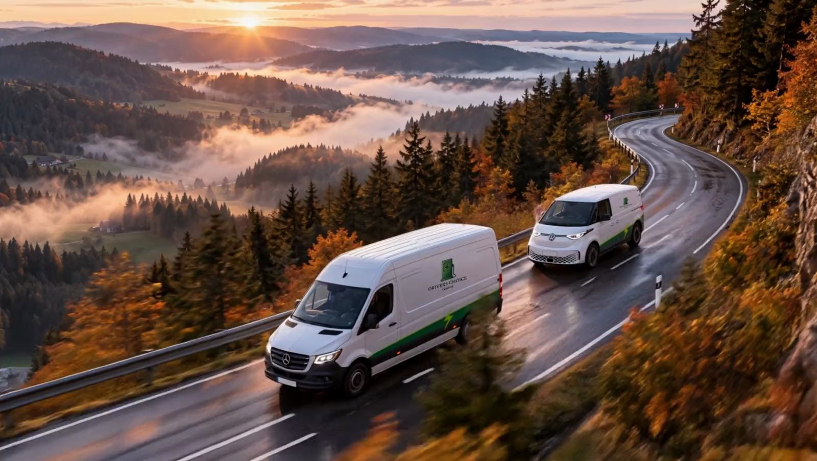 Servicefahrzeuge von Driver's Choice im Schwarzwald